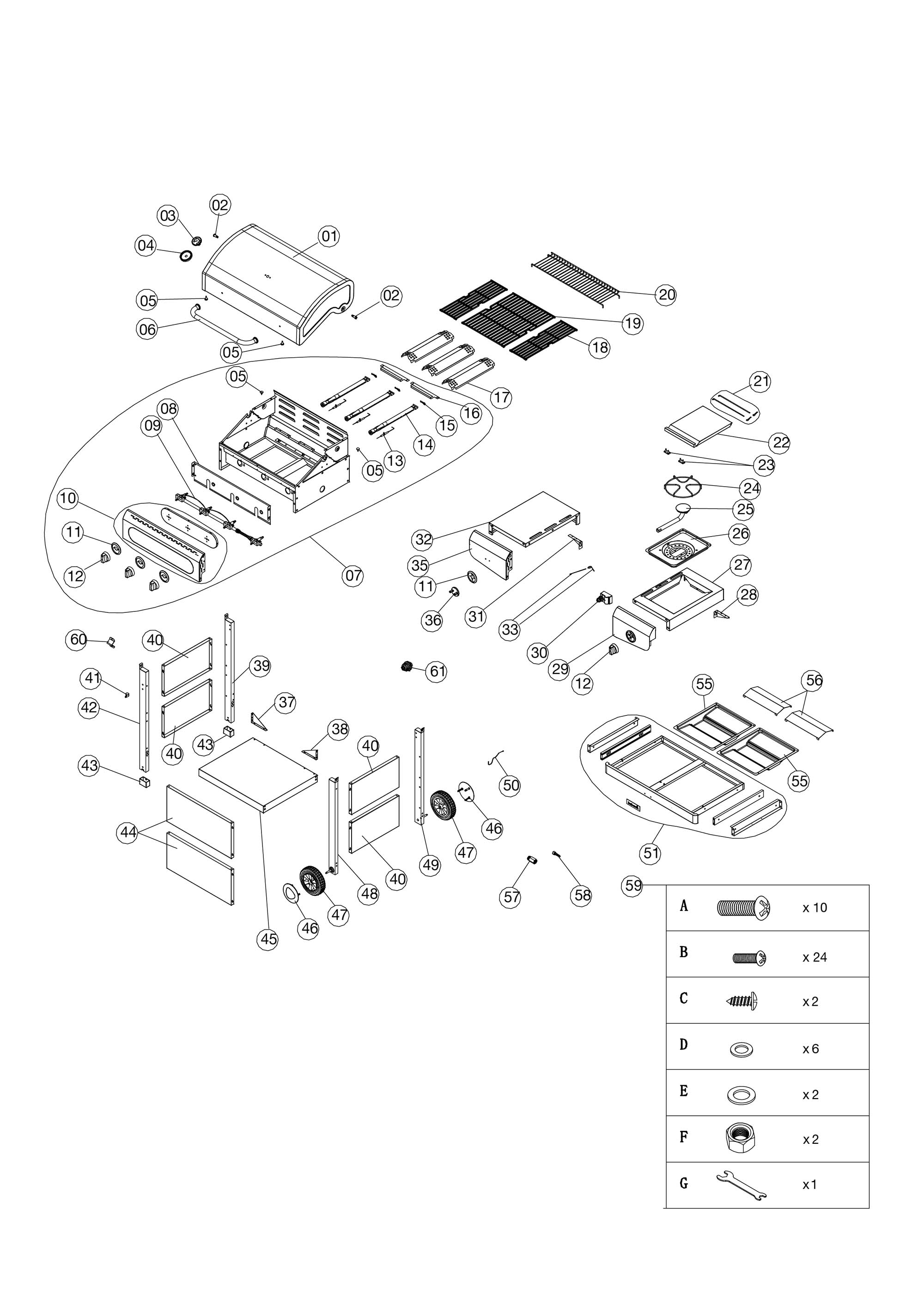 Spare parts BC-GAS-2067