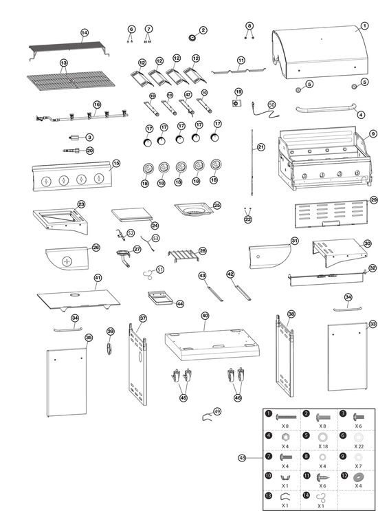 Spare parts Sumo Black